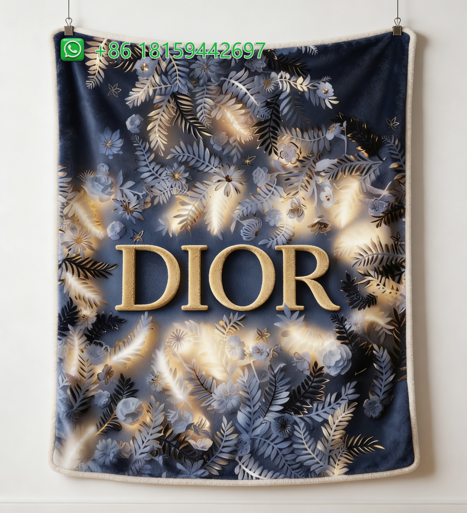 Dior Throw Blankets
